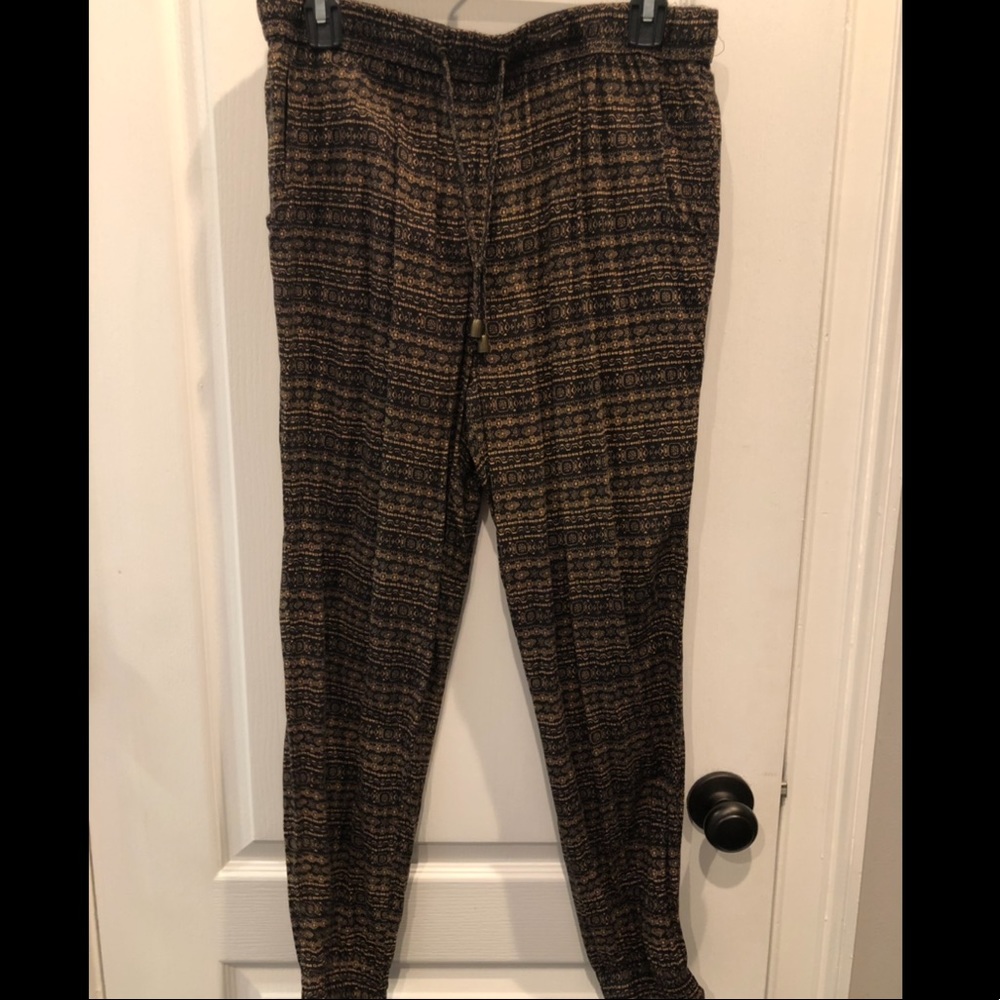 Tribal Print Jogger Pants